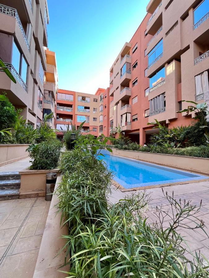 Bel Appartement A Marrakech En Residence Avec Piscine - Fibre & Netflix مراكش المظهر الخارجي الصورة